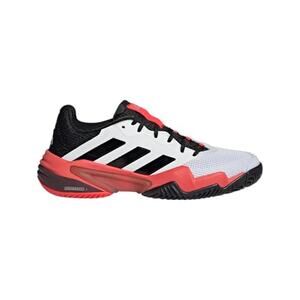 NWT adidas Men’s Barricade 13 Tennis Shoes White Black Red Size 10